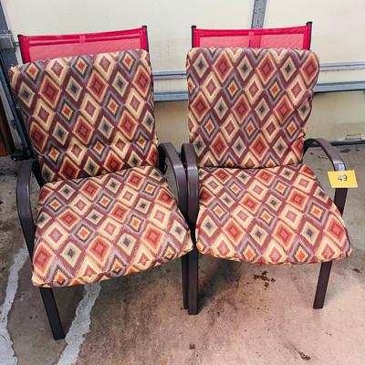 Matching patio chairs w/ pads