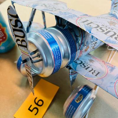 Beer Can Airplane & Texas Brewery Cans