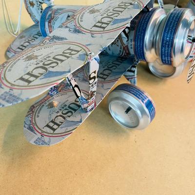 Beer Can Airplane & Texas Brewery Cans