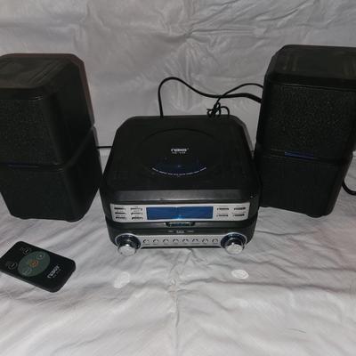 Cd player and speakers