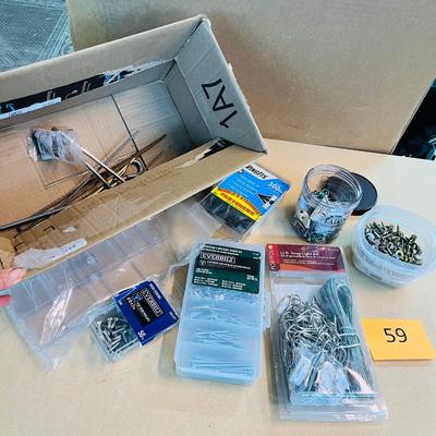 Flat of hardware