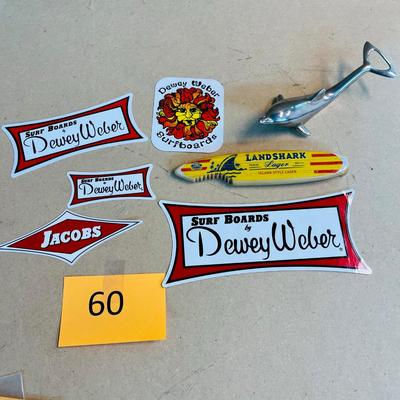Lot of stickers & other