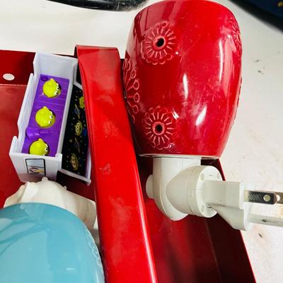 Tool tray with night light candle warmers