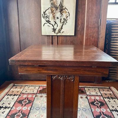 Extendable Craftsman dining table