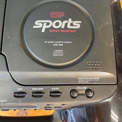 Lot 13  Sony ESP Sport Boom Box