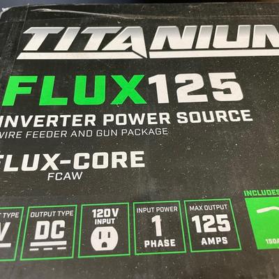 Lot 15  Titanium FLUX 125 Welder