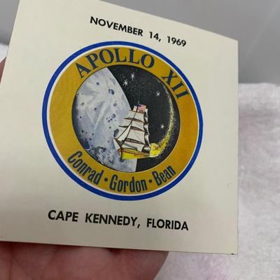 Authentic Apollo 12 / 14 NASA Stickers not tourist shop merch