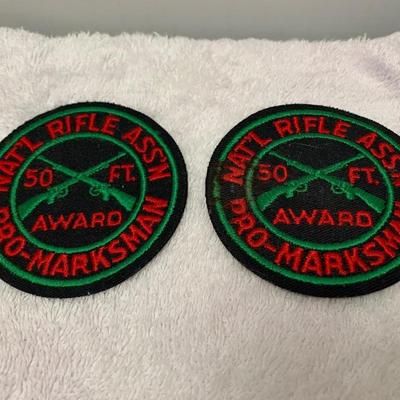 National Rifle Association Marksman Patches NRA