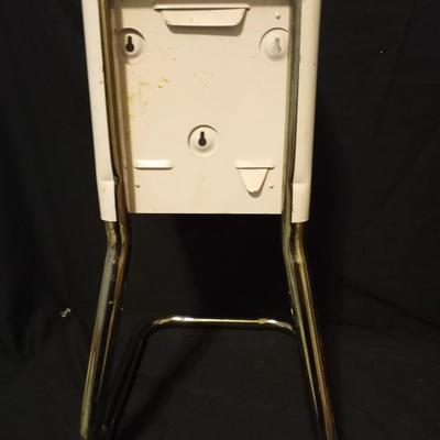 VINTAGE WINDUP TIN TRIKE-METAL CONE STAND-CIRCUS PUZZLE-CLOWN FIGURINE