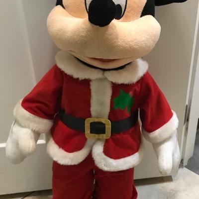 Standing Santa Mickey
