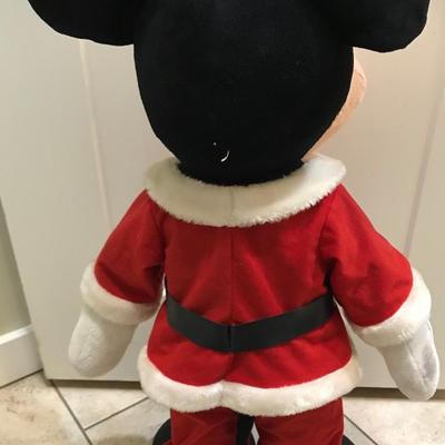 Standing Santa Mickey