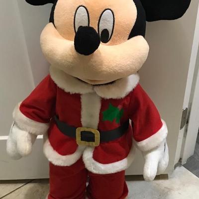 Standing Santa Mickey