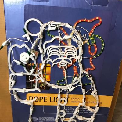 Rope Light Santa #1