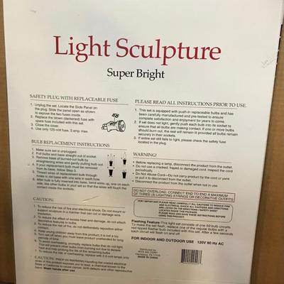 Santa Light Sculpture #2