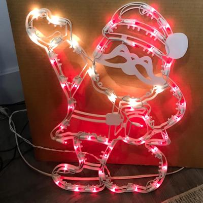 Santa Light Sculpture #2