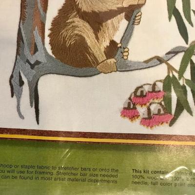 Vintage Sunset Stitchery Koala