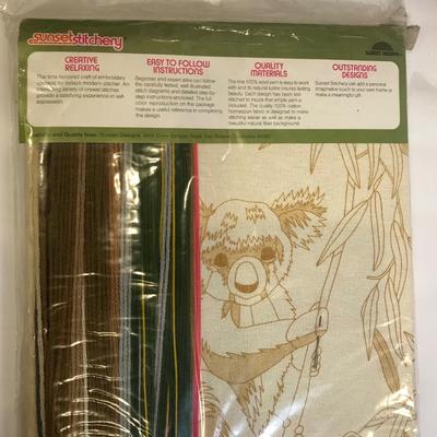Vintage Sunset Stitchery Koala