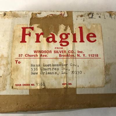 Victorian Silverplate Cruet Carrier Set