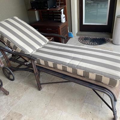 Lot 133. Aluminum Chaise Lounge