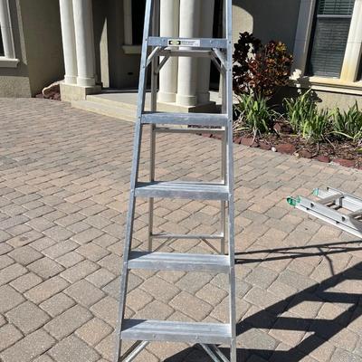 Lot 135. 6 ft. Aluminum Step Ladder