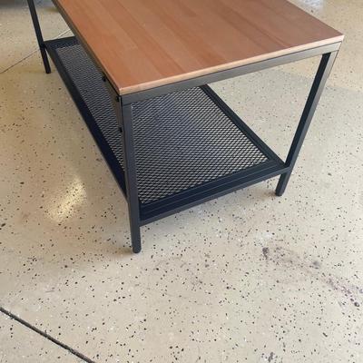 Lot 138. Metal and Wood Table