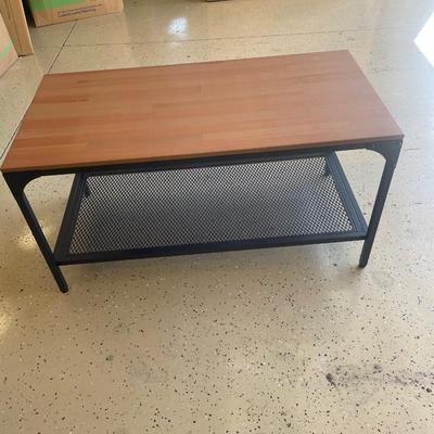 Lot 138. Metal and Wood Table