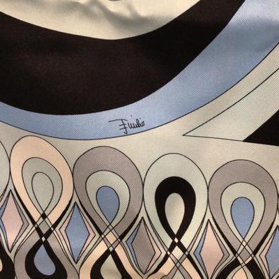8587 Emilio Pucci Italian Silk Scarf
