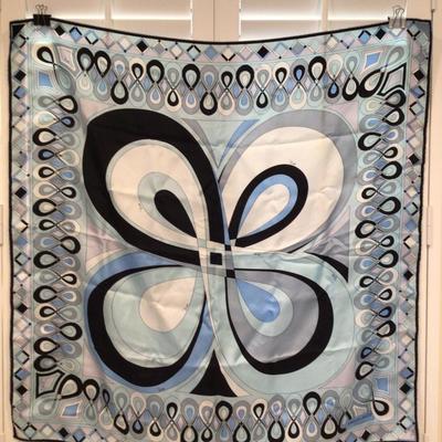 8587 Emilio Pucci Italian Silk Scarf