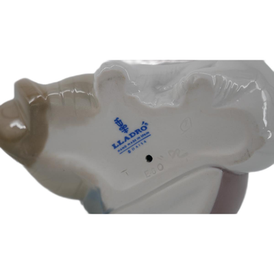 Lladro Eskimo Child with Polar Bear Figurine