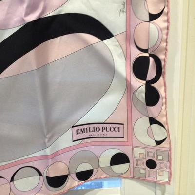8595 Large Emilio PUCCI Silk Scarf
