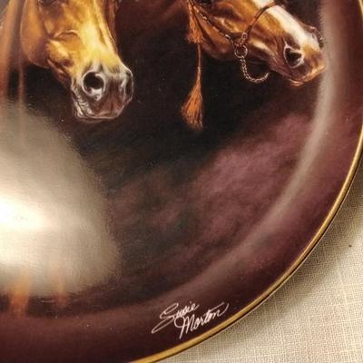 Horses For All Seasons Numbered and Entering The Light Numbered By Danbury Mint