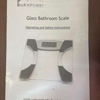 Lot 185. Bathroom Scale & Mirror