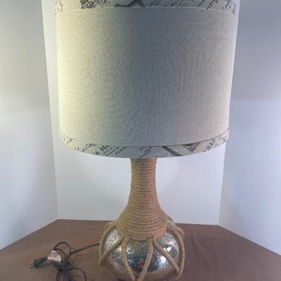 Lot 187. Mercury Glass Table Lamp