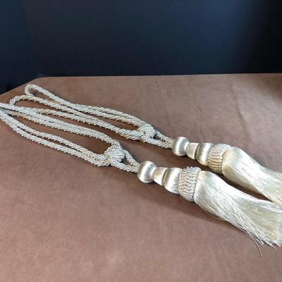 Lot 187-A. Pair of Tassel Tiebacks