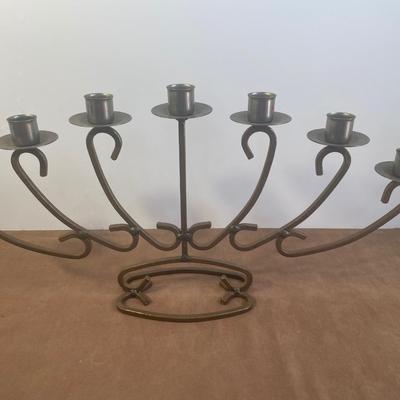Lot 194. Silk Orchid and Candelabra