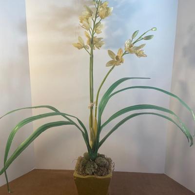 Lot 194. Silk Orchid and Candelabra
