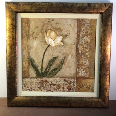 Lot 199. Floral Framed Art