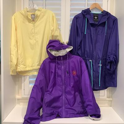 8653 Set of Three Ladies Windbreakers