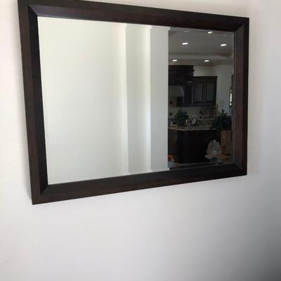 Lot 227. Black Framed Mirror