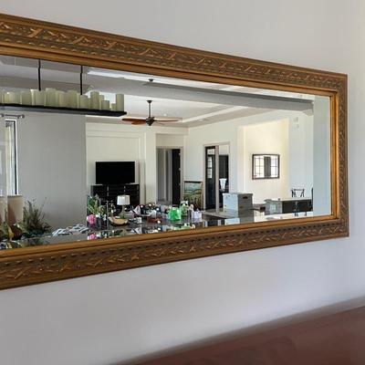 Lot 233 Gold Framed Mirror
