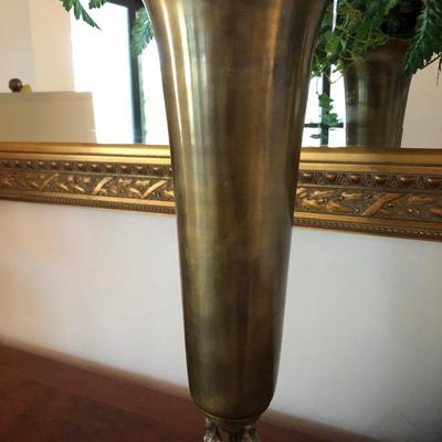Lot 237. Large Silk in Brass Urn