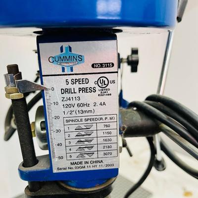 Cummins 5 speed drill press