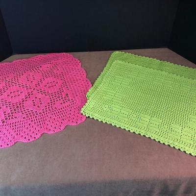 Lot 242. Crocheted Pieces