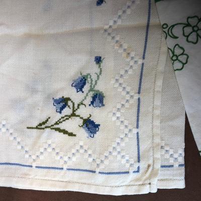 Lot 243. Doilies and Embroidery