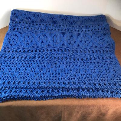 Lot 244. Crocheted Bedspread