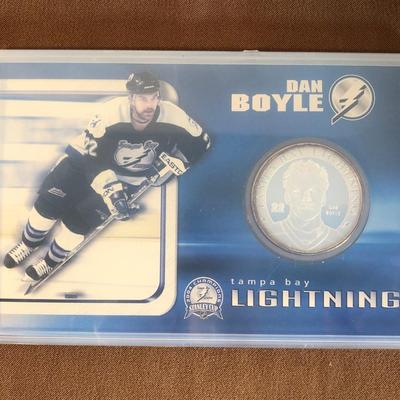 Lot 261. Lightning Hockey Dan Boyle Collector Coin
