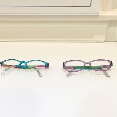 8671 Two Pairs of RONIT FURST Handpainted Eyeglass Frames