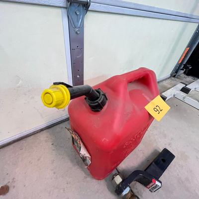 Gas Can & Ball Hitch