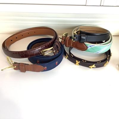 8676 Lot of Designer Belts, Ralph Lauren, Picasso and more
