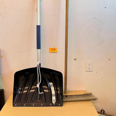 Shop Broom & Snow Shovel